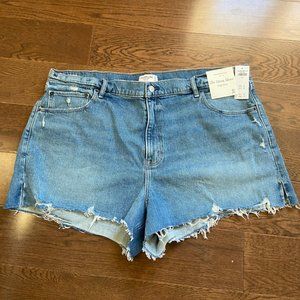 Abercrombie The Mom Jean High Rise Jean Short